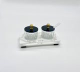 Majestic II Honey Dish and Salt Dish Combo