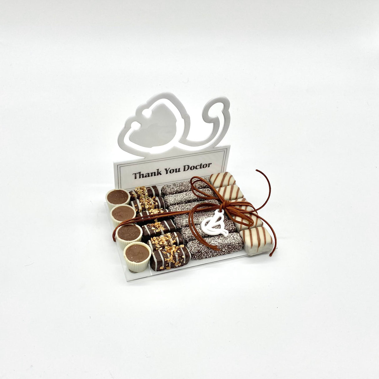 Stethoscope Thank You Doctor Chocolate Treat Tray - LEHADAR