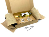 Gift Box - Motza Shabbos Candel Tray Mishloach Manos LE-5358