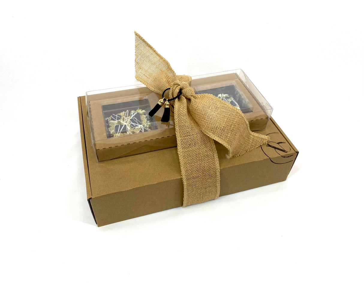Gift Box - Motza Shabbos Candel Tray Mishloach Manos LE-5358