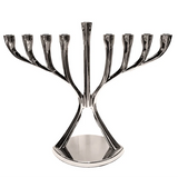 Elegant Metal Menorah