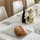 Glass and Mirror Laser Cut Challah Board - LEHADAR
