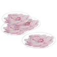 Lucite Flower Chargers 4pk - LEHADAR