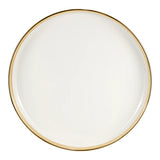 Porcelain Dinnerware Set White and Gold