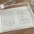 Lucite & Leatherette Besamim Box with Lid - LEHADAR