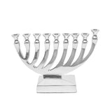 Metal Candle Menorah Polished