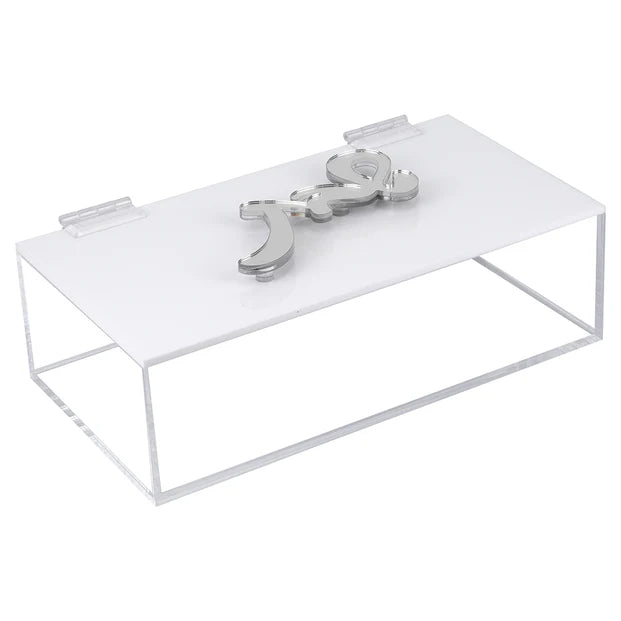 Lucite Multi Purpose Shabbos Box / Paper Towel Box