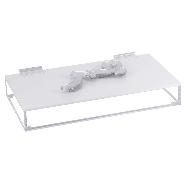 Lucite Multi Purpose Shabbos Box / Paper Towel Box