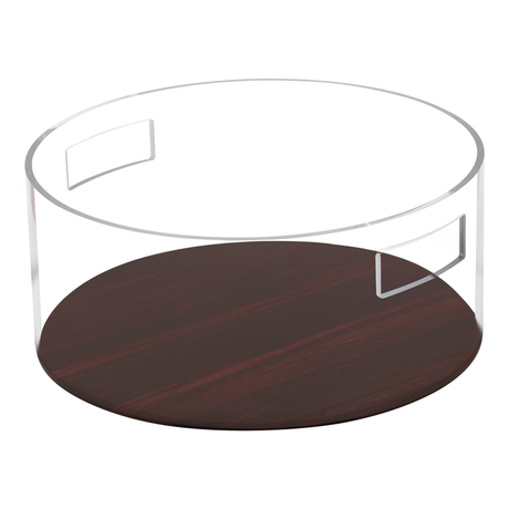 Lucite Wood Look Wash Bowl - LEHADAR