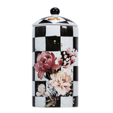 Chic Checkered Porcelain Cookie Jars - LEHADAR