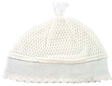 Yerushalmi Kippah White Large ( Single pc) - LEHADAR