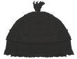 Yerushalmi Kippah Black Medium - LEHADAR