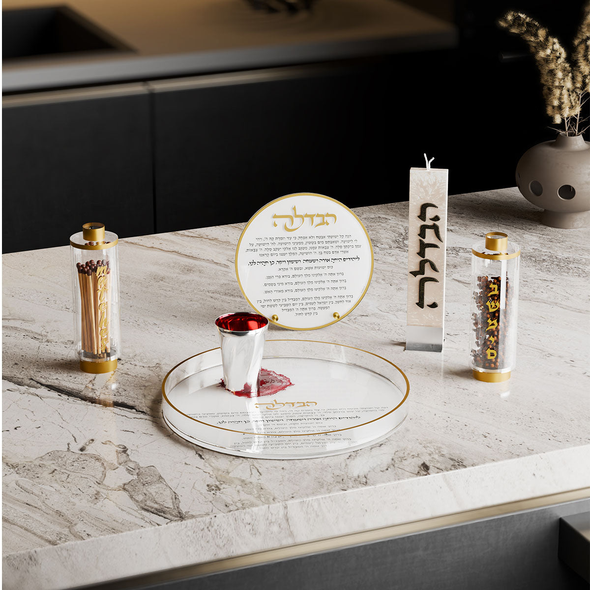 Ice Havdalah Candle - LEHADAR