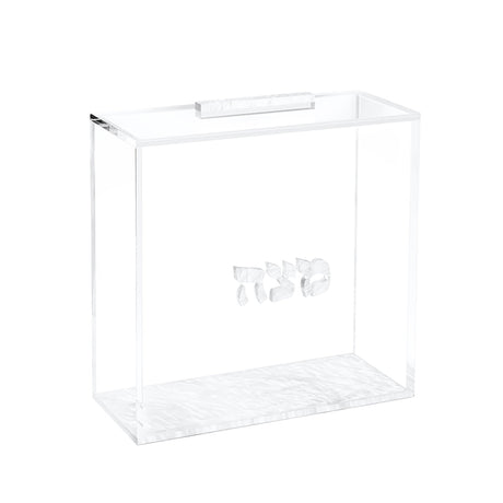 Matzoh Box - White Pearl - LEHADAR