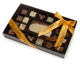 24 Piece Chocolate Wise Assorted Chocolate Truffle Message Gift Box - LEHADAR