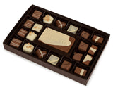 24 Piece Mazel Tov Assorted Chocolate Truffle Message Gift Box - LEHADAR