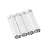 Double Rim Cloth Napkins- Silver- Set of 4