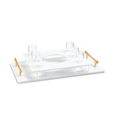 Shot Cup Set Mishloach Manos- White Marble