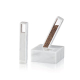 X Salt and Pepper Set Mishloach Manos- White Marble