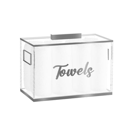 Classic Towel Box with Letters - LEHADAR