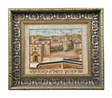 Framed Ceramic Panoramic View - Jerusalem Im Eshkachech 20 x 23 - LEHADAR