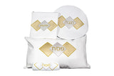 Pesach Seder Set 4 piece Leather Diamond Design