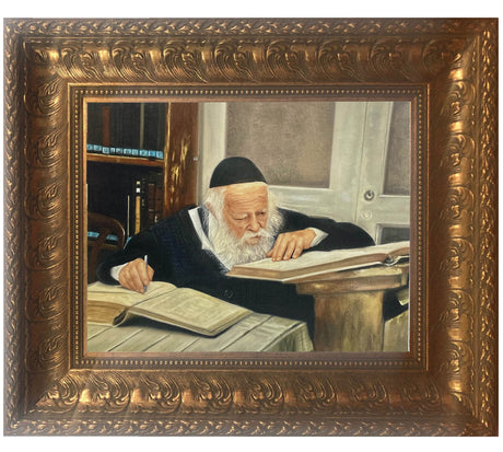 Reb Chaim Kanievsky Painting on Canvas, size: 11*14