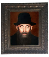 Rav Shmuel Brudney framed picture- painting, size: 16*20