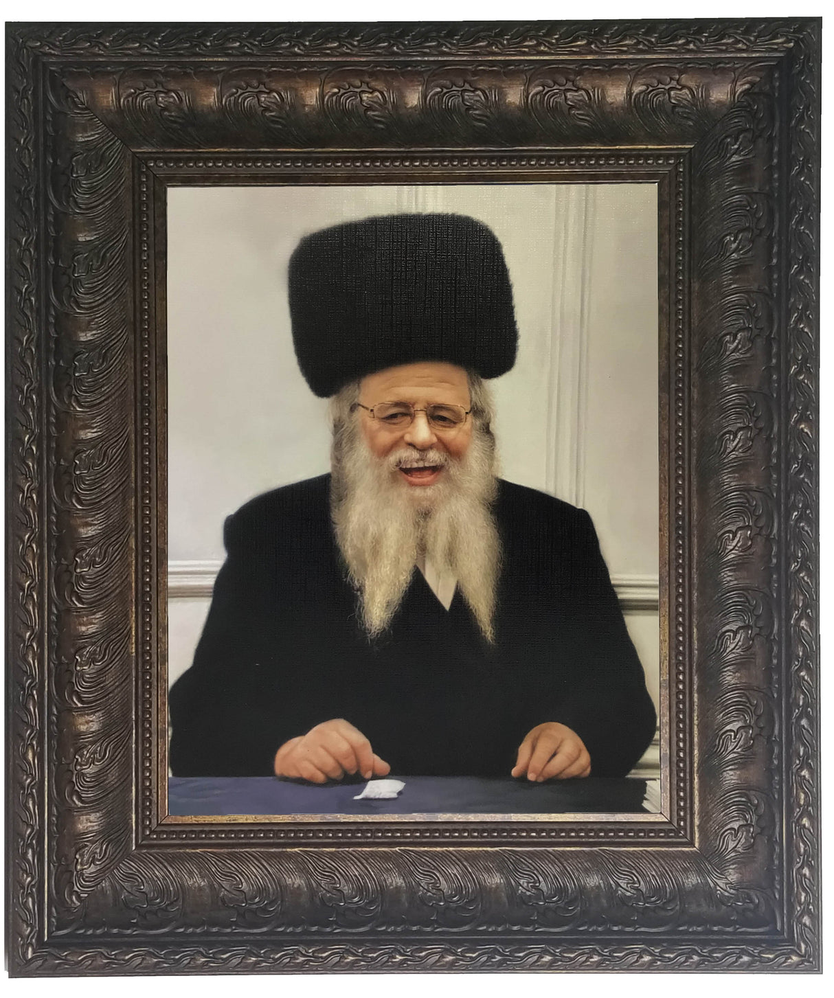 Rav Shaul Alter M'ger Framed Picture, size: 11*14