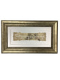 Hodu Lashem Gold Art #171 Frame #37 Size 18x32, White Background - LEHADAR