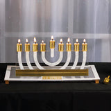 Modern Arc Menorah