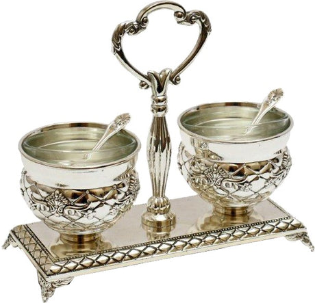 Salt Holder Double Large 6"x6.5" - LEHADAR