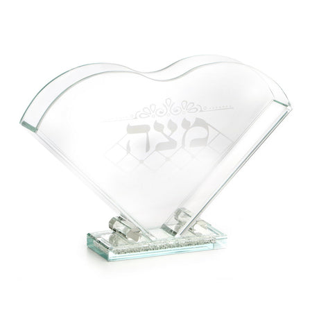 Matzah holder Crystal H:7.3 W 9.85" - LEHADAR