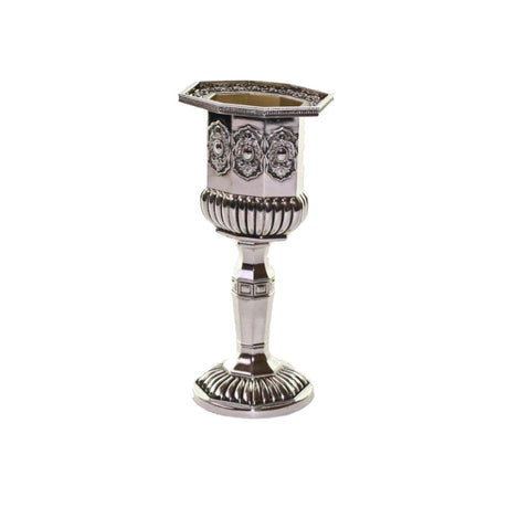 Havdalah Holder Silver Plated - Octagon 5.1" - LEHADAR