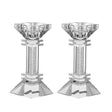 Crystal Candlestick Clear filling 5.5" - LEHADAR