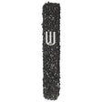 Black Glass Mezuzah With Stones - LEHADAR