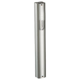 Aluminum Mezuzah - Dotted Silver, "shin"