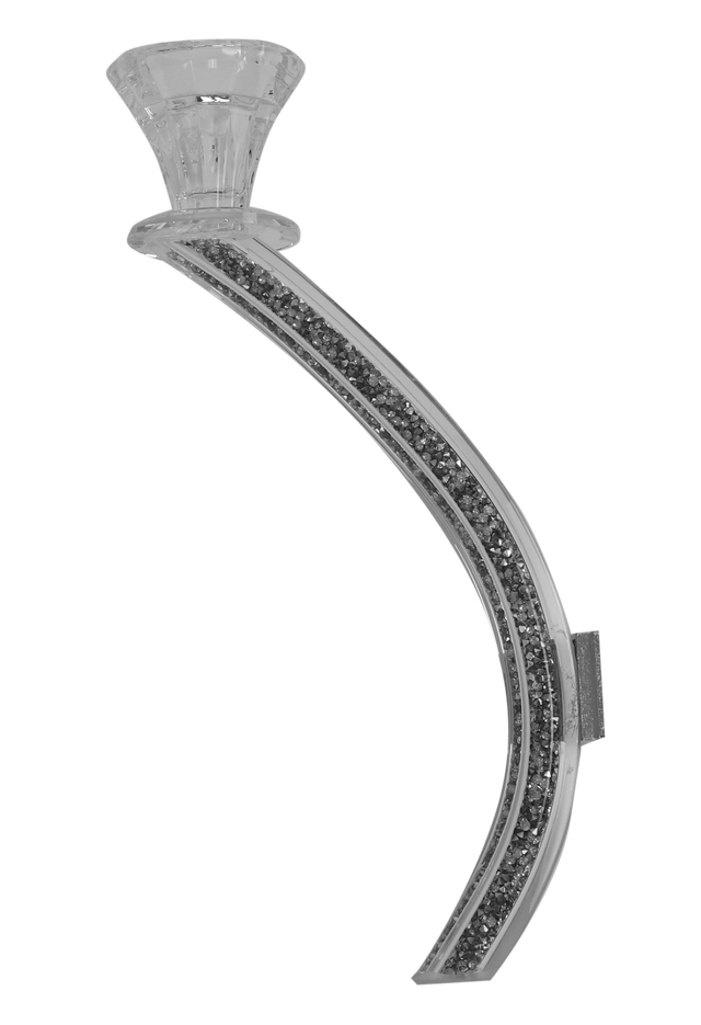 FLOWER CANDELABRA ARM- SILVER - LEHADAR