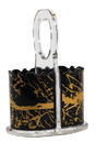 Black Marble Crystal Cutlery Holder - LEHADAR