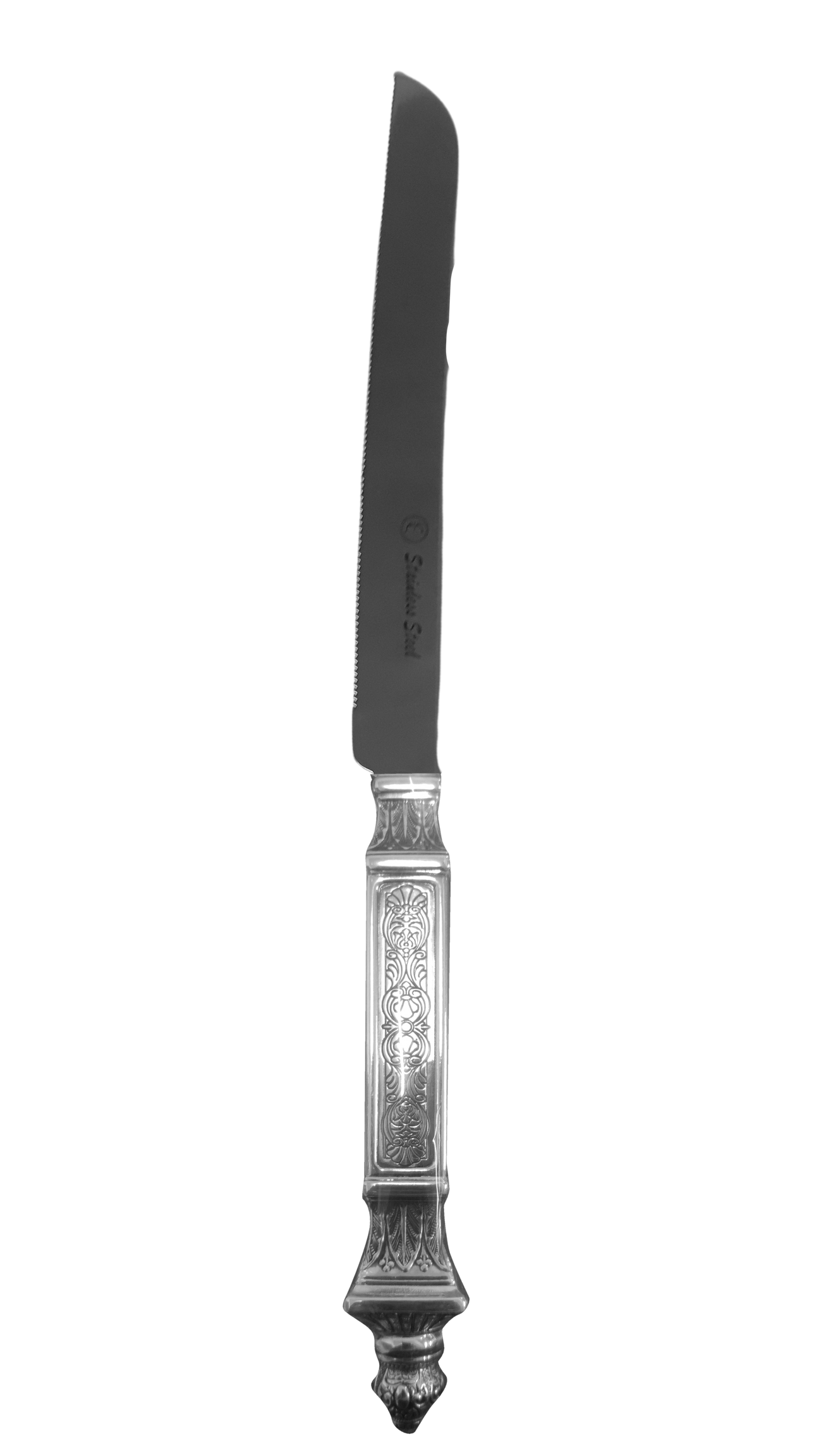 Silver Knife Serrated Bagetal - LEHADAR