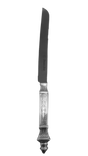 Silver Knife Serrated Bagetal - LEHADAR