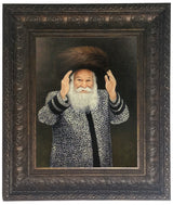 Bobover Rebbe- Reb Bentzion Standing -Painting on Canvas, size: 16*20