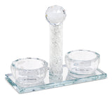 Crystal Salt Holder - Filling 5.5" - LEHADAR