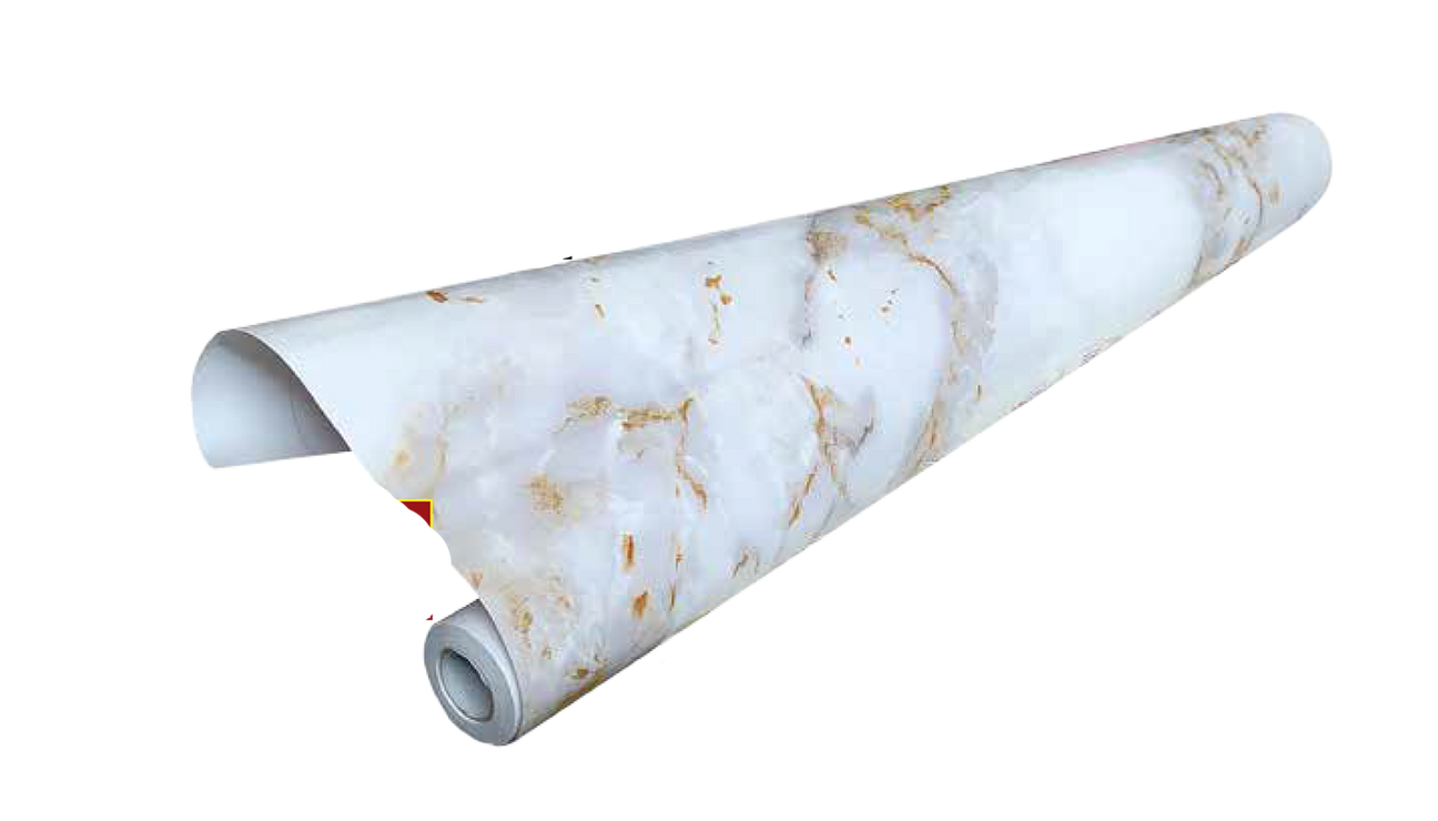 Kosher For Pesach Peel & Stick White Marble Countertop Liner 23.5x196" - LEHADAR