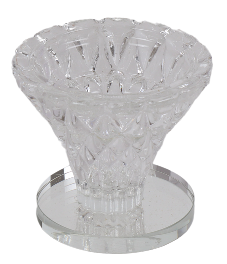 Classy Crystal Candlestick 2.5" - LEHADAR