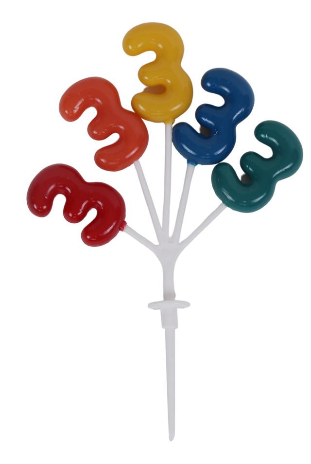 1 Upsherin Colorful "Threes" Stick - LEHADAR