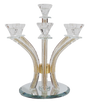 Crystal Candelabra Gold Filling - 7 Branch - LEHADAR