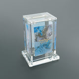 Acrylic Tzedakah Box with Design 4"x2.75"x2" - LEHADAR