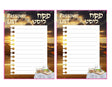 Pesach List 20 Sheets - LEHADAR