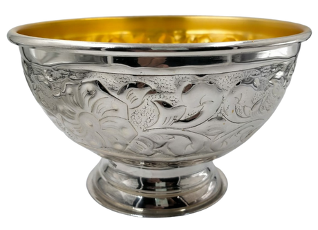Silver Bowl 925 Sc 6"W x 4.5H - LEHADAR